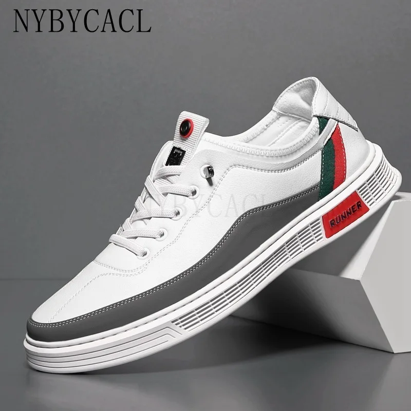

Spring and Autumn PU Men's Shoes Sneakers White Shoes Casual Shoes Sports Shoes New Fashion sneakers Sport Running gym shoes