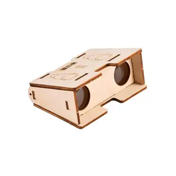 

Diy Convex Lens Wooden Telescope Model Fun Physical Invention Science Experiment Toy Hand-colored DIY Painting Gifts for Kids