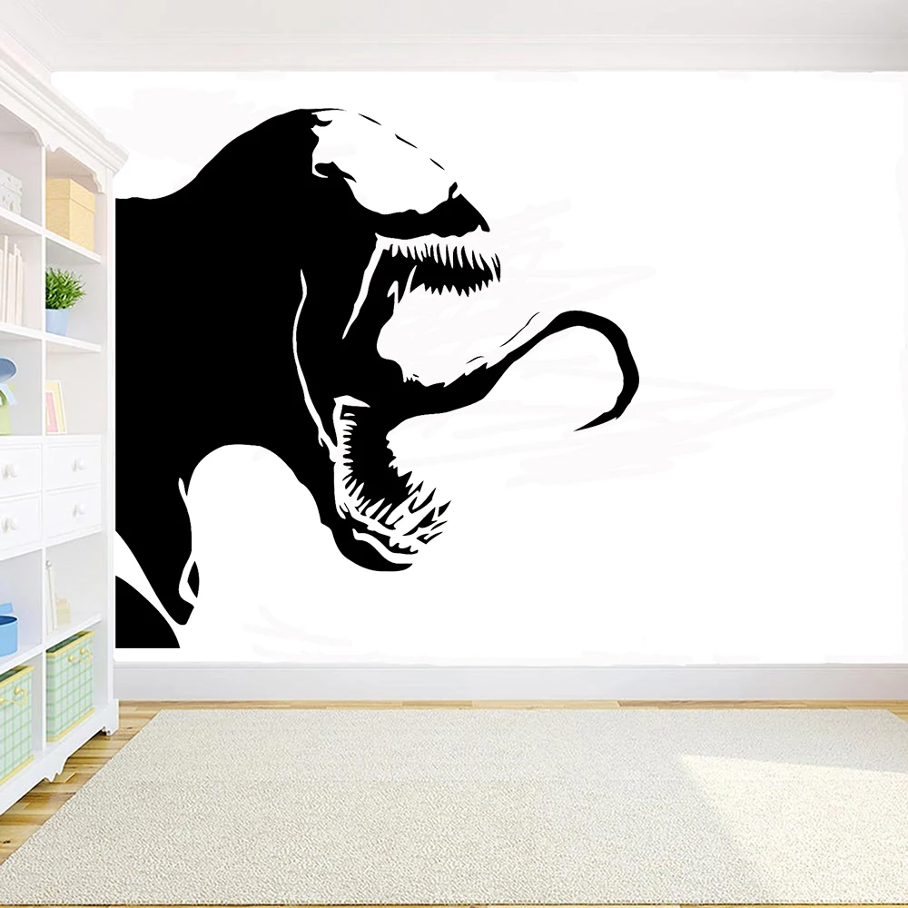 Venom Наклейка на стену Стикеры-пауки Marvel Comics настенное искусство виниловое Искусство украшение дома виниловые настенные наклейки для детской декора Водонепроницаемая наклейка Y145
