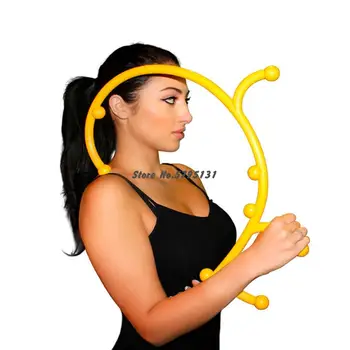 

1pcs Trigger Point Self Massage Stick Hook Theracane Body Muscle Relief Original Thera Cane Back Massager Therapeutic Tools
