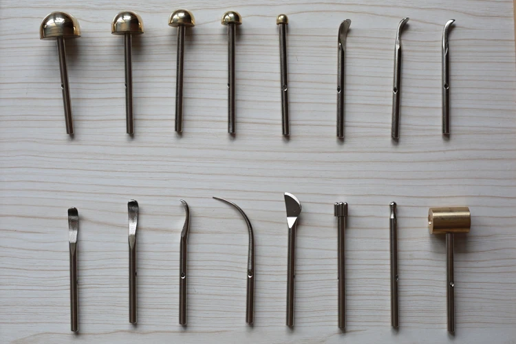 Cloth Fabric Flower Making Tools set, 16 heads+Soldering iron with power control 3