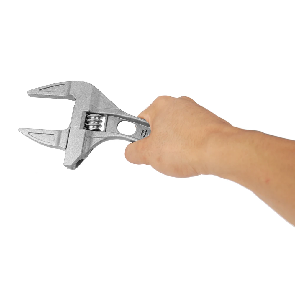 Aluminum Alloy Multifunctional Adjustable Bathroom Wrench Universal Spanner with Large Opening Hand Tools