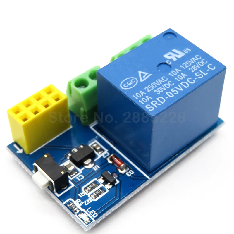 ESP8266 5 В релейный модуль Wi-Fi светодиодный пульт управления вещи умный дом дистанционное управление переключатель телефон приложение ESP-01S - Габаритные размеры: WIFI relay module