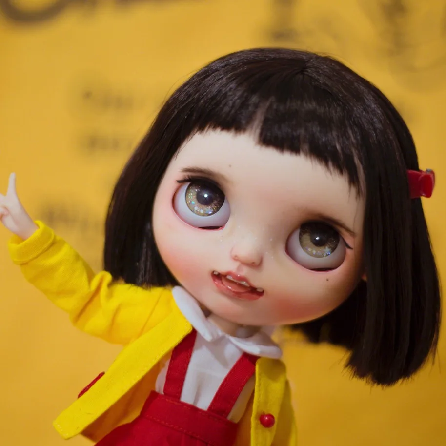 Blyth Doll ледяные игрушки, 19 шарниров, высокое качество, китайская Кукла, BJD, шаровая шарнирная кукла, милый живой стиль, короткая кукла с макияжем
