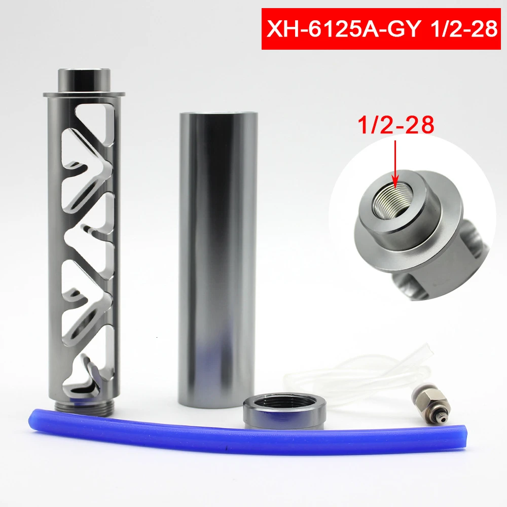 1-2-28 Titanium 1/2-28 5/8-24 одножильный автомобильный топливный фильтр для NAPA 4003 WIX 24003 XH-6125A XH-6125B топливная ловушка сольвентные фильтры 6 дюймов - Цвет: 1-2-28 Titanium