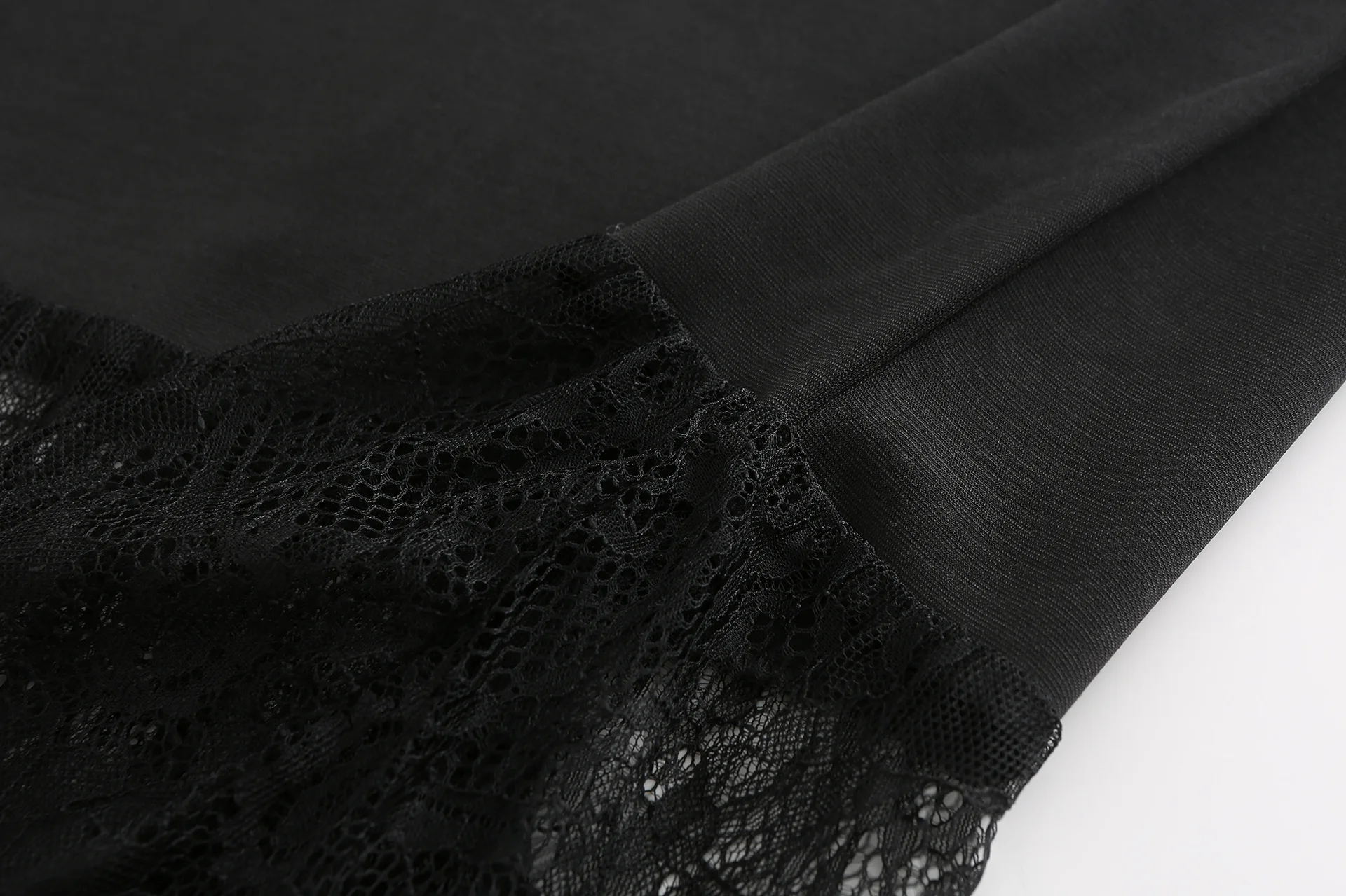 Весенне-летняя женская юбка в стиле ампир, модная кружевная юбка миди в стиле пэчворк, Женская узкая офисная одежда размера плюс, элегантная нижняя часть
