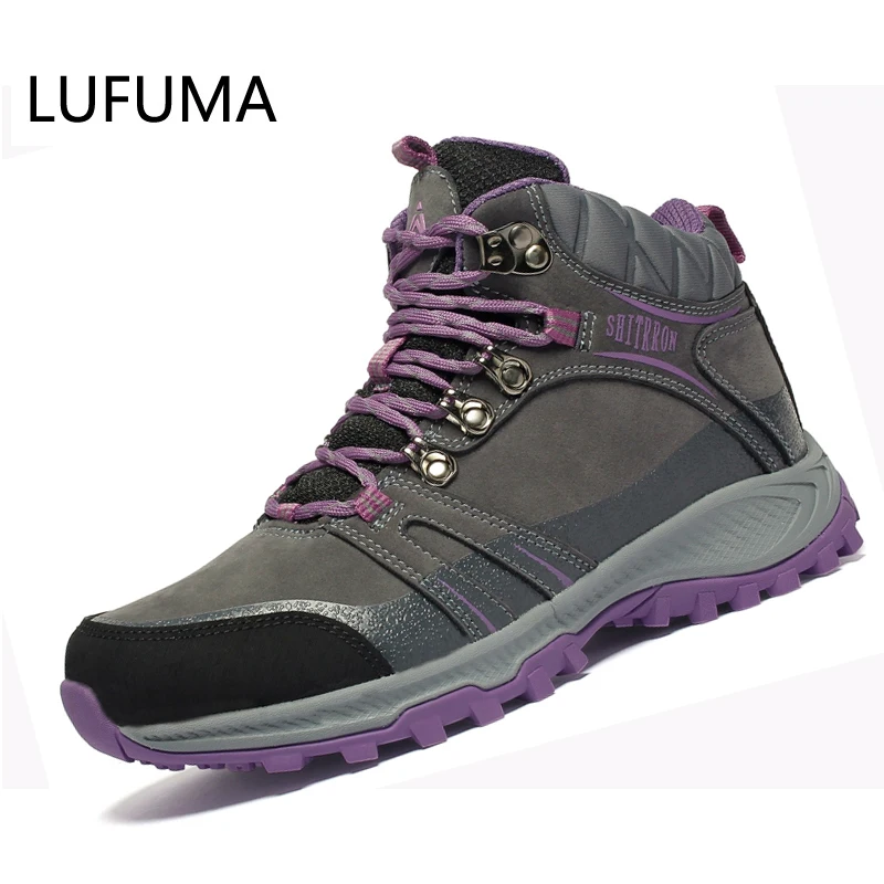 Botas de impermeables para Mujer, de senderismo aire libre, calzado de rastreo montaña, Sepatu, Gunung, Wanderschuhe _ - AliExpress Mobile