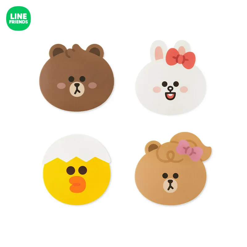 Line Friends Brown Sally Cony Face Mouse Pad Cute Office Supplies | Электроника