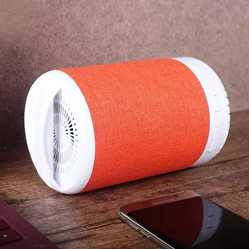 Portable Wireless Bluetooth Speaker with Phone Holder, Built-In Mic, FM Radio, Support TF Card, USB, AUX Inputs, MP3 Audio Playe