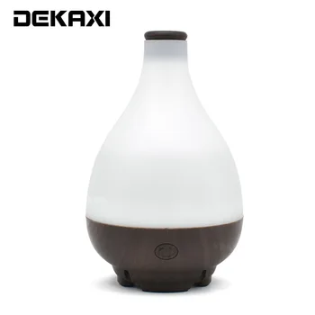 

DEKAXI 95ML USB Wooden Air Purifier Aromatherapy Humidifier Aroma Diffuser Essential Oil Diffuser Color Changing LED Lamp