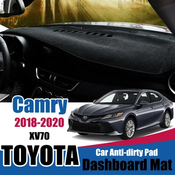 

Sunshade Dashmat Protect Carpet Car Accessories For Toyota Camry 70 XV70 2018 2019 2020 Anti-Slip Mat Dashboard Dash Cover Pad