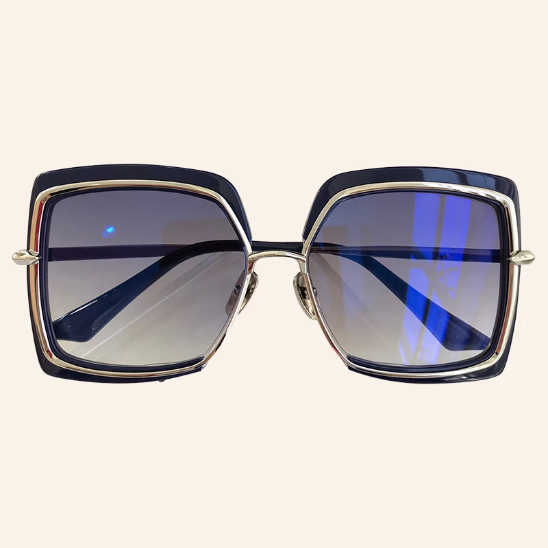 No.3 Sunglasses Квадратные Солнцезащитные очки для женщин и мужчин, модные брендовые дизайнерские зеркальные солнцезащитные очки для женщин - Цвет линз: No.3 Sunglasses
