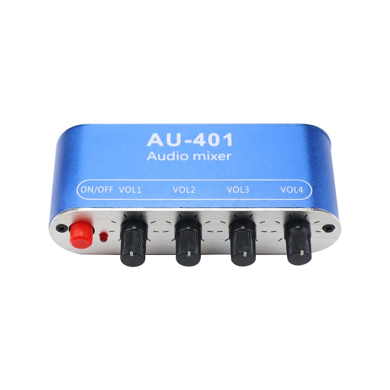 Comprar Mezclador estéreo GHXAMP (4 entradas, 1 salida) controla individualmente la caja del amplificador para auriculares DC12V