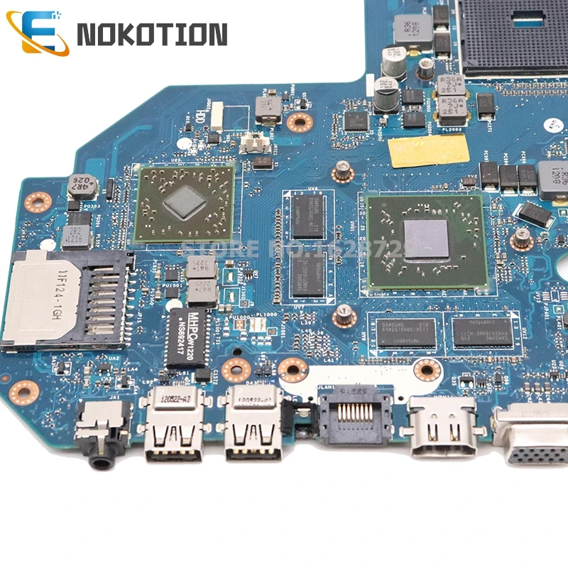 Seller  NOKOTION 687229-001 QCL51 LA-8712P for HP Pavilion M6 M6-1000 laptop motherboard Socket fs1 HD7670M