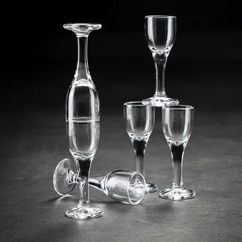 

6 Pieces Crystal Clear Design Home Mugs Wine Glass Wine Tasting Goblet