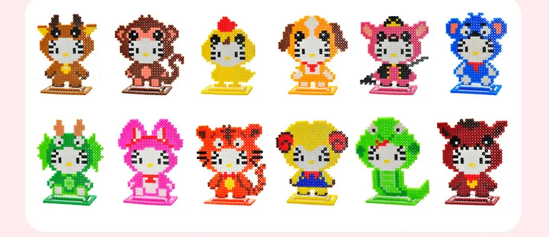48 цветов, 4800 шт, набор игрушек Perler, 5 мм, Хама, бусины, 3D головоломка, сделай сам, игрушка для детей, креативная игрушка ручной работы, подарок