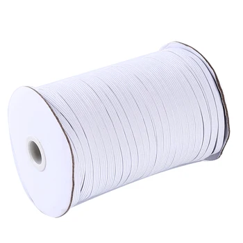 

Flat Sleeve Sewn Elastic Band Mask High Elastic Flat Rubber Band Belt DIY Mask Sewing Rope