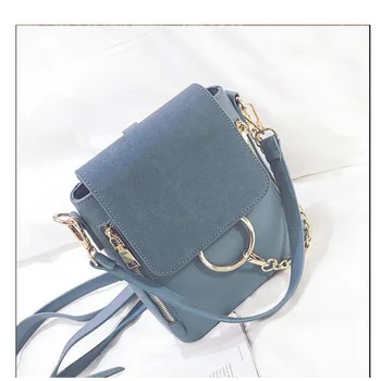 

Women Backpack Pu Leather Luxury Chains Lock Mini Women School Travel Backpacks New Design Small Schoolbags For Teenage Girls