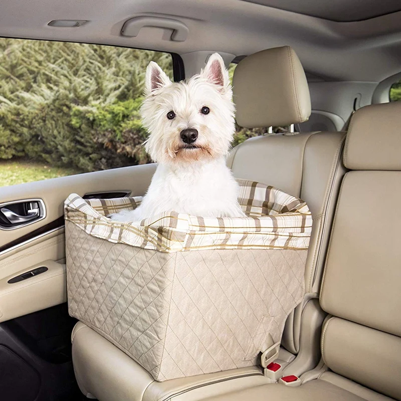 Solvit Jumbo Pet безопасное сиденье для зажим для собак-на поводке безопасности-карман для хранения на молнии-идеально подходит для маленьких и средних домашних животных до 15