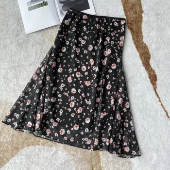 

2020 new ladies fashion sexy printed skirt 0523
