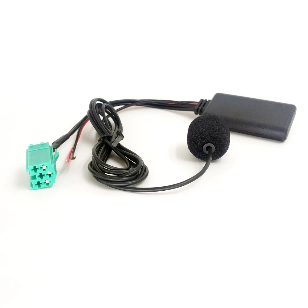 Biurlink 6Pin мини ISO беспроводной Bluetooth Hands Free микрофон аудио MP3 AUX в адаптер для Renault список обновлений моделей