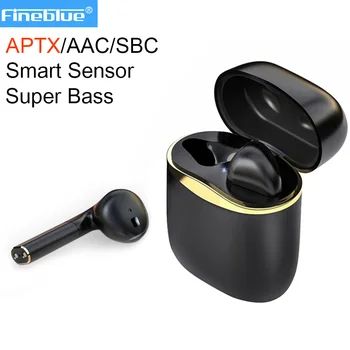 

Fineblue J1 PRO Tws Wireless Bluetooth Earphones TOP APTX HD Headphone Smart Sensor 8D Stereo Super Bass Earbuds Dual microphone