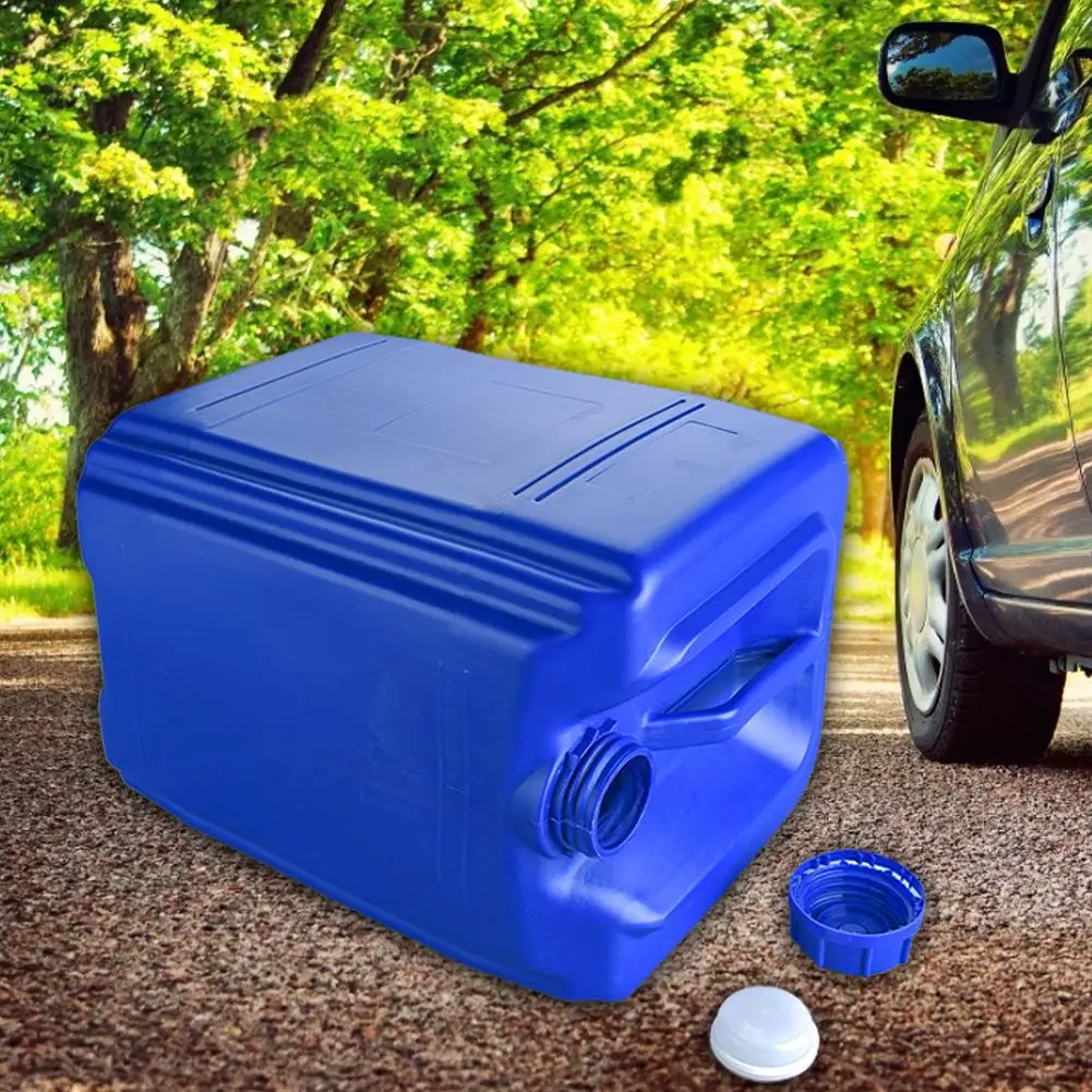 25L Gas Fuel Tank Portable Spare Plastic Petrol Tanks G asoline Oil Container Fuel-jugs Blue Car Accessories