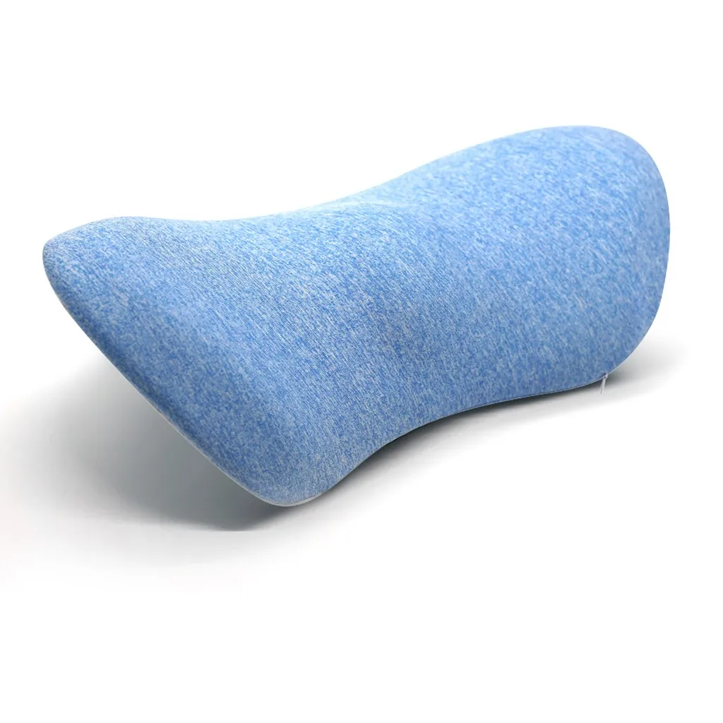 Подушка поддержка поясницы грыжа диска протектор подушка под спину для сна мягкая пена памяти сон поясничная поддержка# G7 - Цвет: Синий