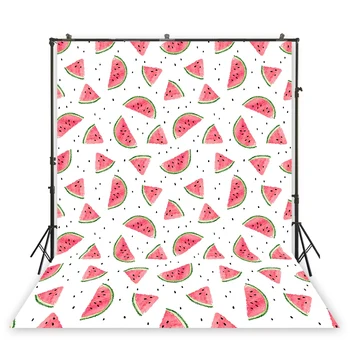 

HuaYi photography cute watermelons decorations white background backdrops for newborn photoshoot photography XT-7048