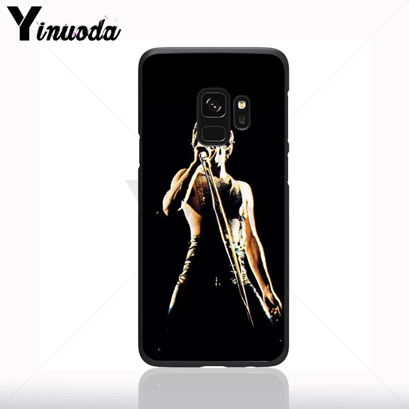 Coque untuk Galaxy S9 Freddie Mercury Black Soft Shell Ponsel Case untuk Samsung Galaxy S10plus S9 S8plus S10e A50 A70 A10 ponsel