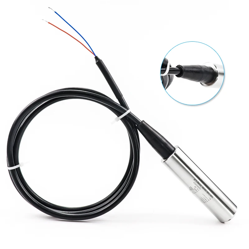 4-20MA 0-10V RS485 Output Level Meter Indicator Submersible Level Transmitter Liquid Oil Water Tank Level Sensor With Display