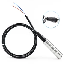 4-20ma 0-10v rs485 indicador de medidor de nível de saída transmissor de nível submersível sensor de nível de tanque de água de óleo líquido com display