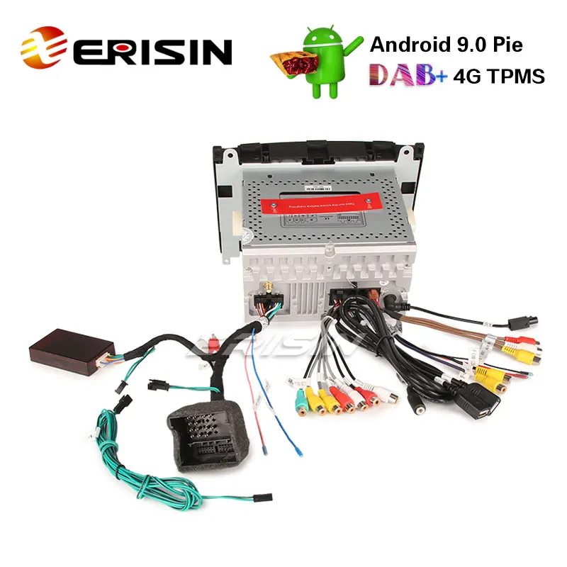 Erisin ES7702B " DAB+ Радио Android 9,0 автомобильный dvd-плеер gps 4G для Mercedes A/B класс спринтер Вито виано Crafter