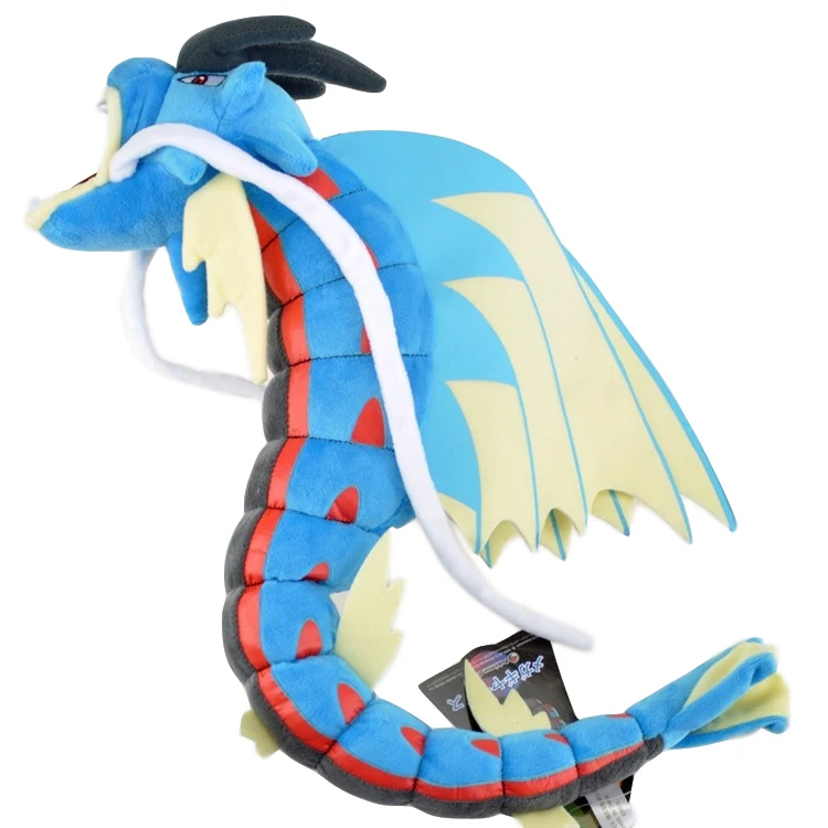 8 стилей Dragonair Gyarados Mega Rayquaza Sky Dragon карманное животное серия Пикачу плюшевые игрушки кукла День рождения фестиваль подарок для детей - Цвет: Gyarados Blue 60cm