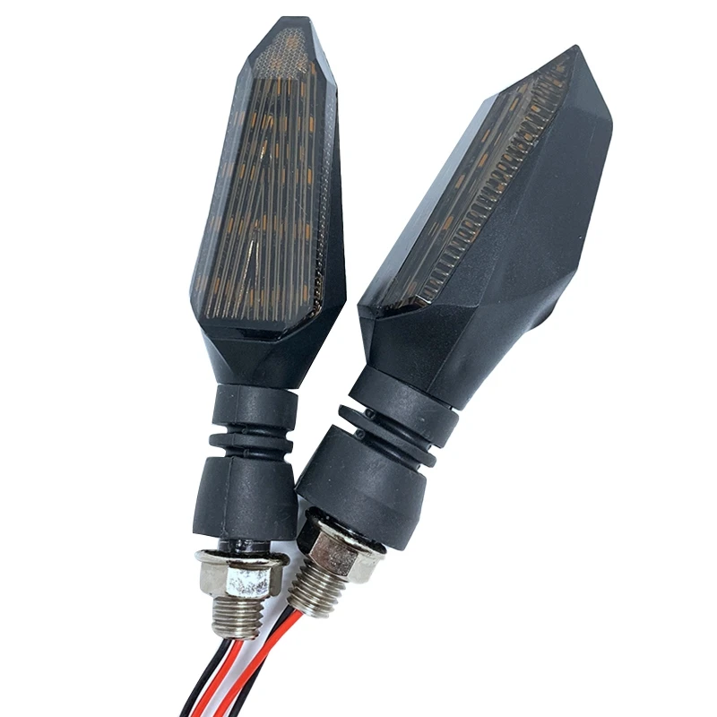 Светодиодный сигнал поворота мотоциклетные фары 12V указателя поворота фитинги сборки мотоцикл