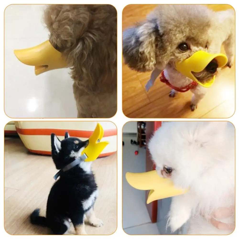 Dog Muzzle Silicone Duck Mouth Mask For Dogs