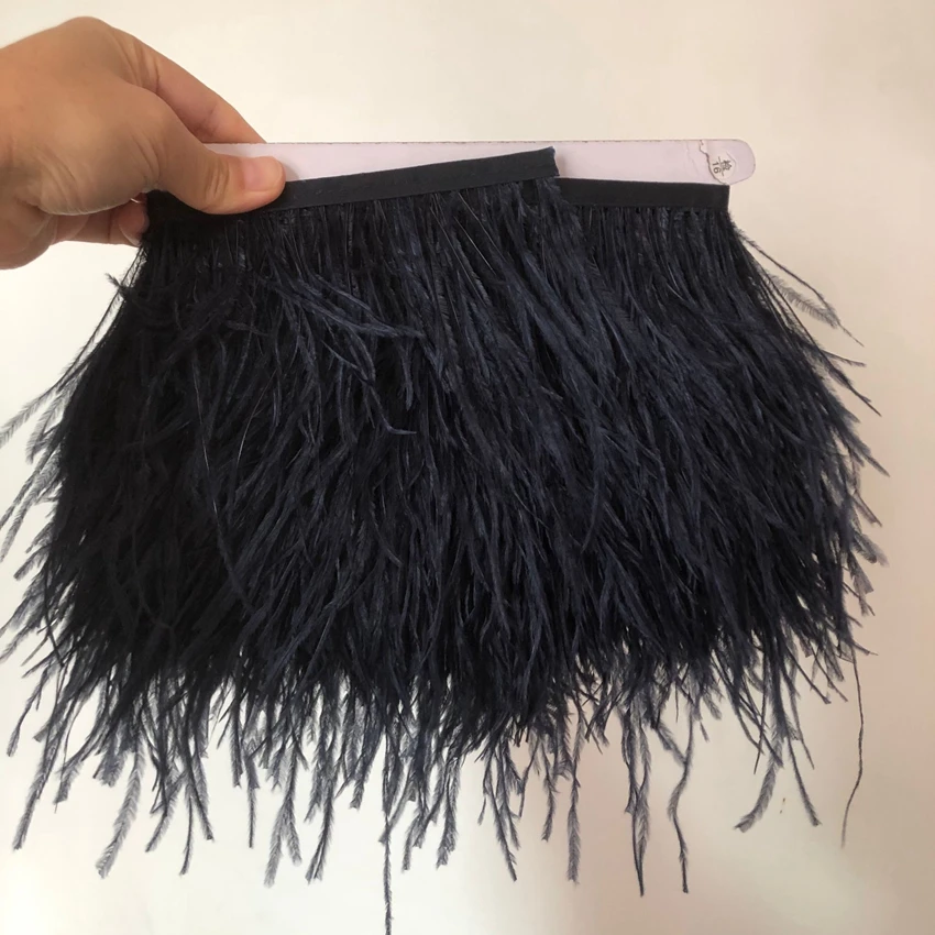 

13-15CM 5-6 Inch 10 Meters Fluffy Ostrich Wedding Decoration Feather Trims DIY Home Crafts Clothes Sewing Fabric Plumes Feathers