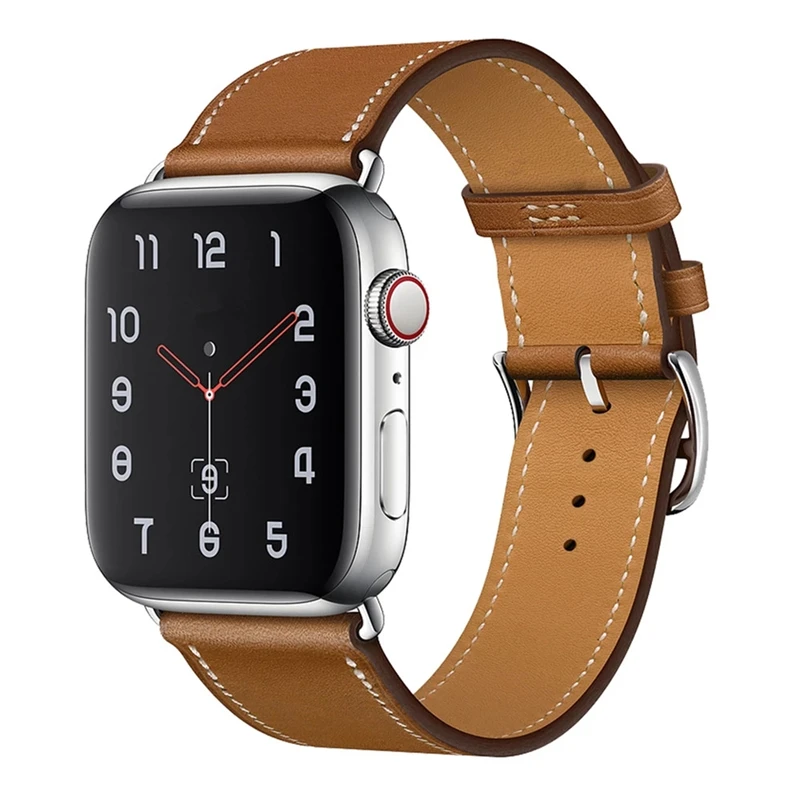 

High quality Leather loop Band for iWatch 42mm 38mm 40mm 44mm Sports Strap Tour band for Apple watch 7 6 SE 5 4 3 2 1 41mm 45mm