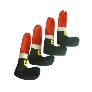 

Furniture Protection Chair Leg Socks Cloth Gloves Floor Table Foot Covers Christmas Decoration Leg Socks