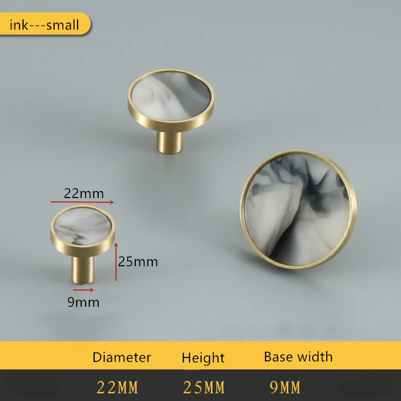 Натуральная Нефритовая ручка крюк кухонный шкаф ручка для выдвижного ящика Шкаф Мебель Тянет деревянный ящик коробка ювелирных изделий ручки - Цвет: ink-small