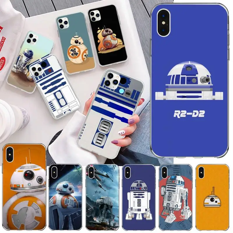 Чехол для телефона BB8 BB 8 R2D2 с роботом iphone 12 pro max 11 XS MAX 7 6 6S Plus X 5S SE 2020 XR | Мобильные