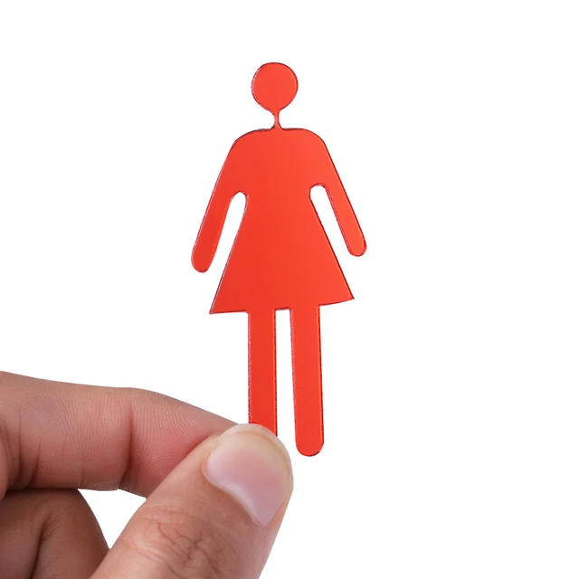 화장실 입구 표지판 문 스티커, 화장실 장식을 재미있게 할 수 있는 비닐 벽 스티커