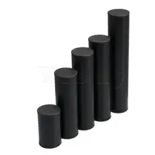 Yibuy 5 шт. черный из нержавеющей стали Orff ударные песочные трубки Набор музыкальный инструмент