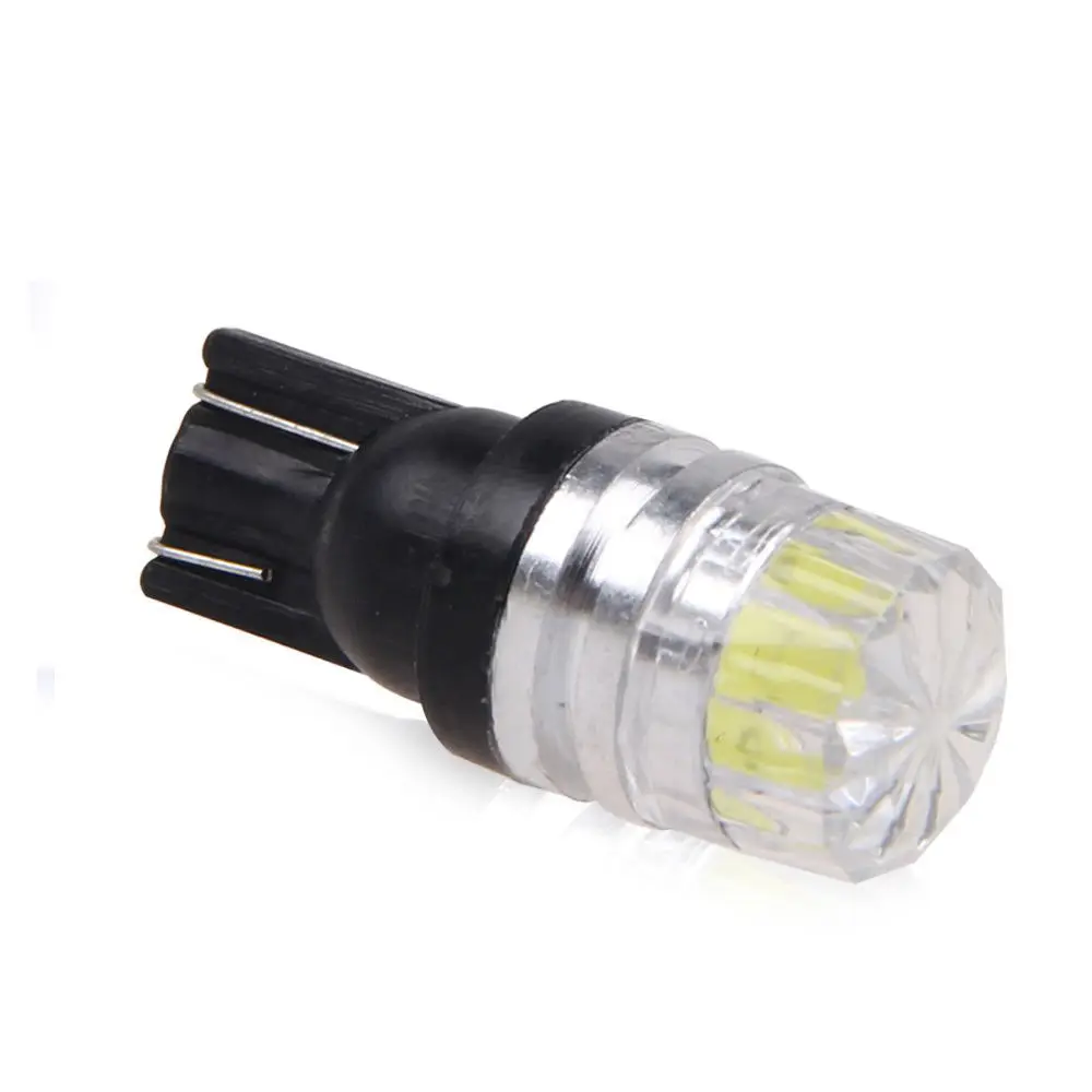2 шт. белый автомобильный внешний свет DC 12 В 2 светодиодный 5630 SMD W5W клиновидный объектив светильник автомобильная лампа