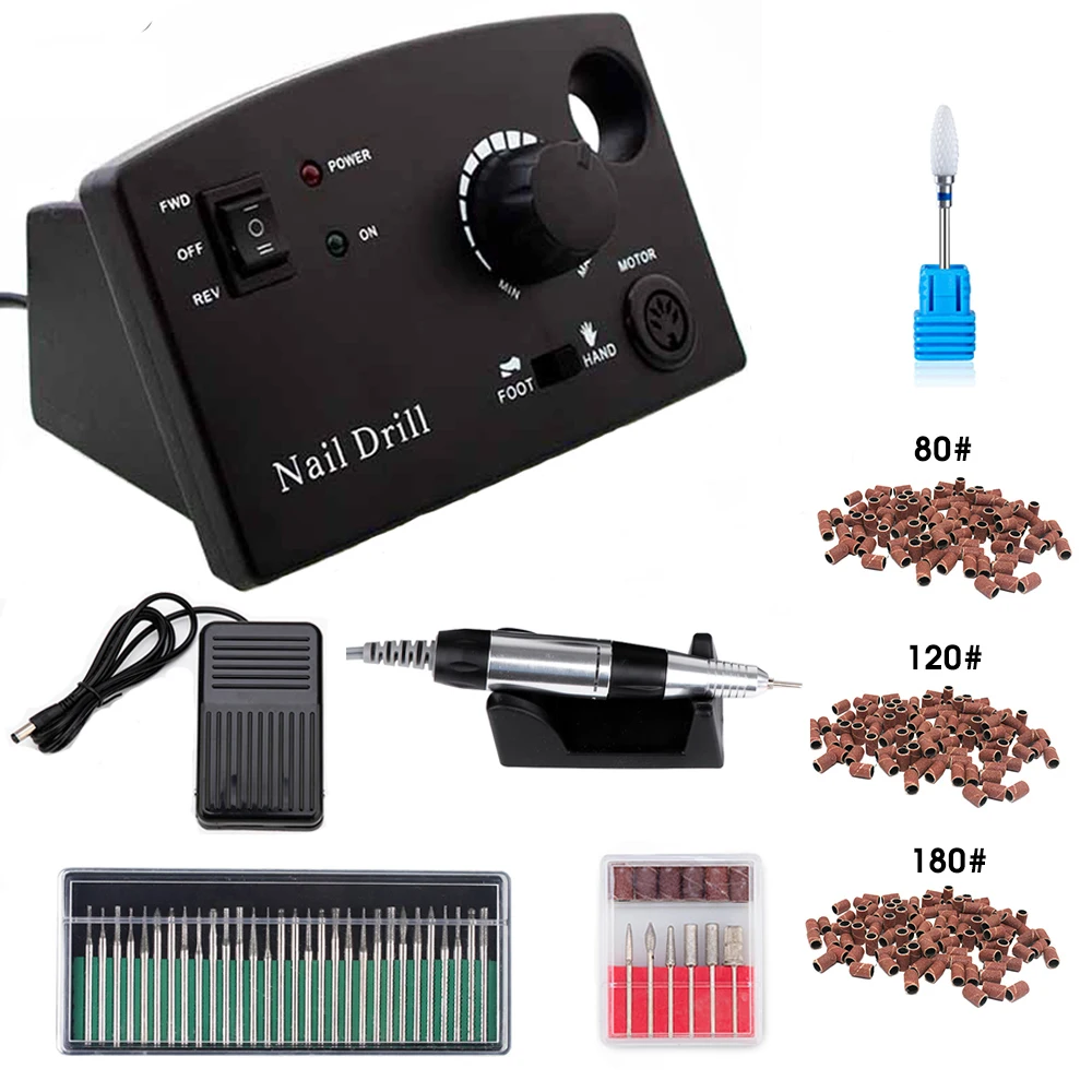 Профессиональная шлифовальная машина для ногтей Ladymisty|electric nail drill machine|nail machinetools