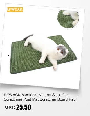 RFWACK Vertical Cat Scratch Board Corrugated Kitten Catnip Cat Scratching Pad Board Mat Scratcher For Cats Toy Game Accessories