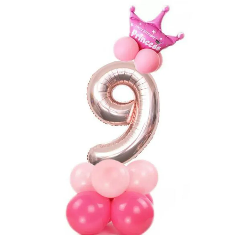 Numbers Birthday Balloons Sets 32inch Air Helium Number Balloon Baby Shower Party DIY Decoration 20011102