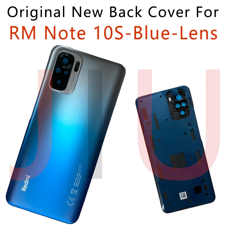 New For Xiaomi Redmi note10 Battery Cover Rear Housing Door Panel For Redmi Note 10s Back Cover redmi note 10 pro max metal frame phones Housings & Frames