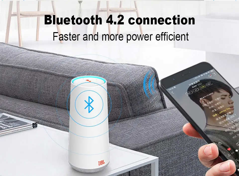 JBL TOWER умный музыкальный замок беспроводной Bluetooth динамик Умный интеллектуальный wifi Голосовое управление AI динамик мини глубокий бас звук