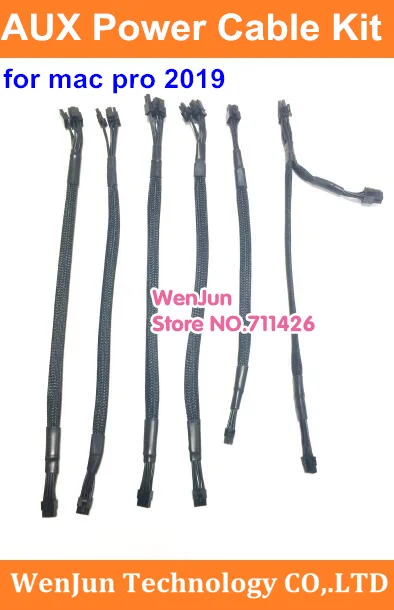 Conjunto para Belkin Aux Cabo de Alimentação Kit para Mac Pro2023 Mini 8pin para Dual Pci-e 6pin Mais 2pin Cabo Conector Pcs